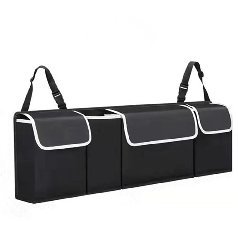 High Capacity Multi-Use Car Trunk Organizer: Oxford Backseat Storage Bag for Automobile Interior