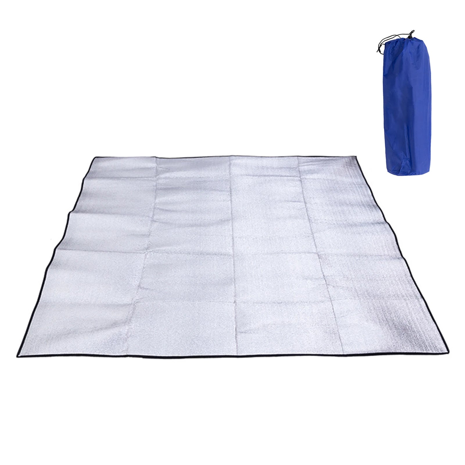 Ultralight Waterproof Camping Mat Outdoor Blanket Beach Mattress Sleeping Pad made of Aluminum Foil EVA Foam Ideal Tent Sleeping Mattress for Added Comfort