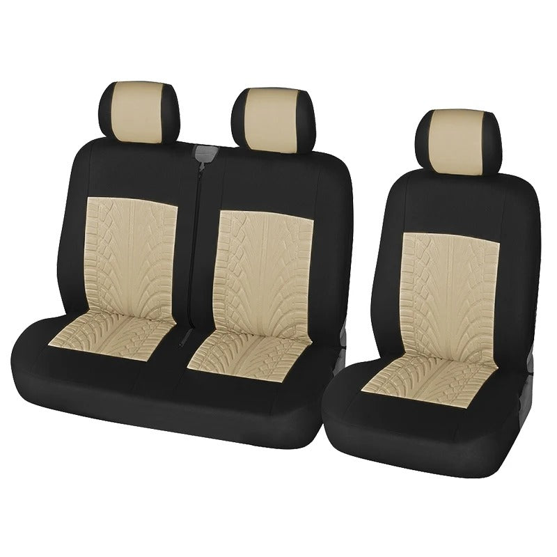 Universal 2+1 Car Seat Covers - Stylish and Protective Seat Covers for Cars, Vans, SUVs, and Trucks