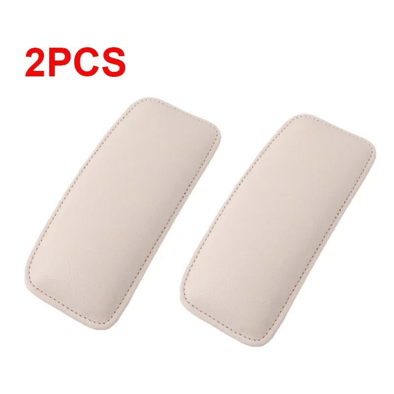 Universal Leather Knee Pad – Memory Foam Cushion for Car Interior Thigh Support - Delicate Leather  