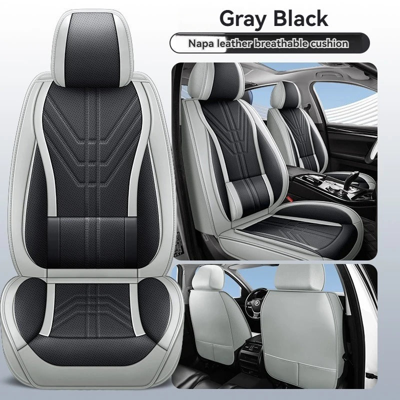 High-Quality Nappa Leather Car Seat Covers – Universal Fit for SEAT Models (LEON, Ibiza, Tarraco, Ateca, Arona, Formentor, Altea)