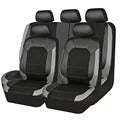 Universal PU Leather Car Seat Cover Set - 4 or 9 Piece Full Protection for Cars, Trucks, and Vans