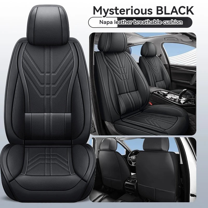 High-Quality Nappa Leather Car Seat Covers – Universal Fit for SEAT Models (LEON, Ibiza, Tarraco, Ateca, Arona, Formentor, Altea)