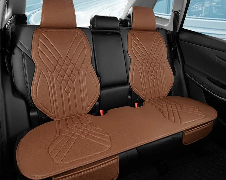 Universal PU Leather Car Seat Cushion – Easy to Clean, Non-Slip Seat Protector for Cars & SUVs