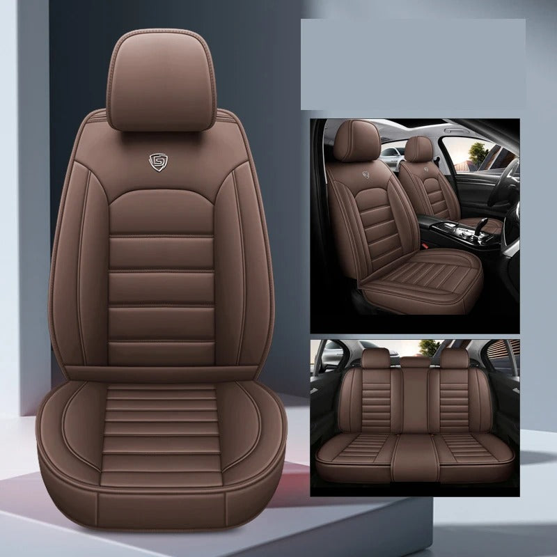 Full Set Leather Car Seat Covers - Universal Fit for Car