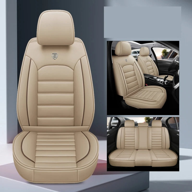 Full Set Leather Car Seat Covers - Universal Fit for Car