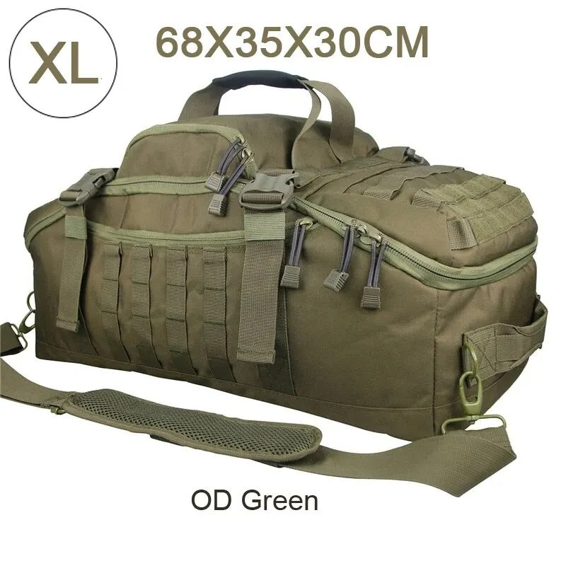 60L & 80L Tactical Camping Backpack - Molle Hiking Rucksack, Travel Duffel Bag for Men & Women