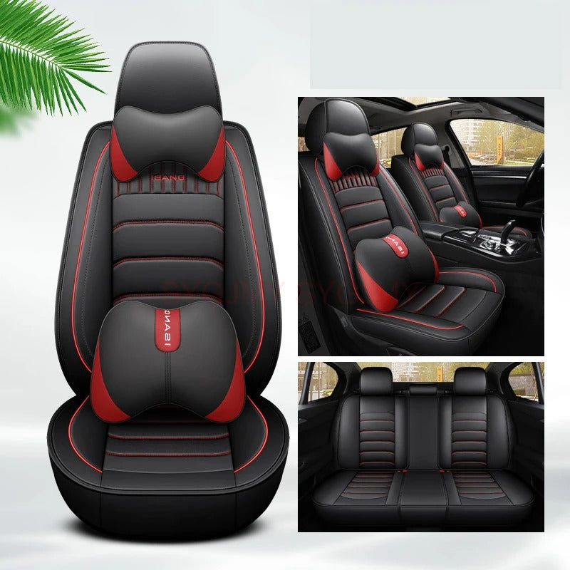 3D Full Coverage Car Seat Cover – Premium PU Leather for KIA Sportage, Ceed, Rio & More
