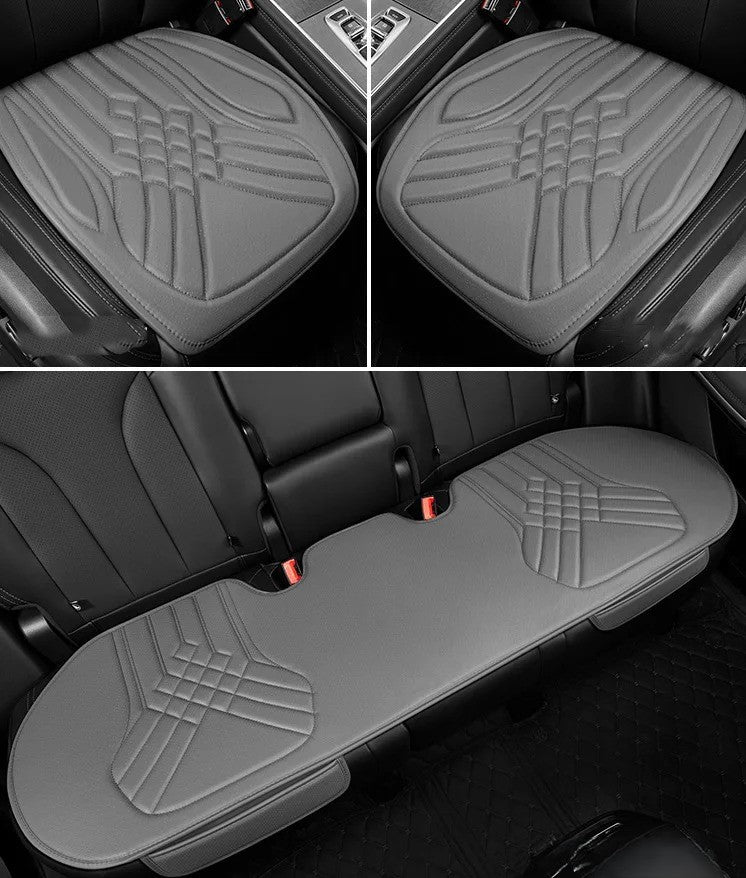 Universal PU Leather Car Seat Cushion – Easy to Clean, Non-Slip Seat Protector for Cars & SUVs