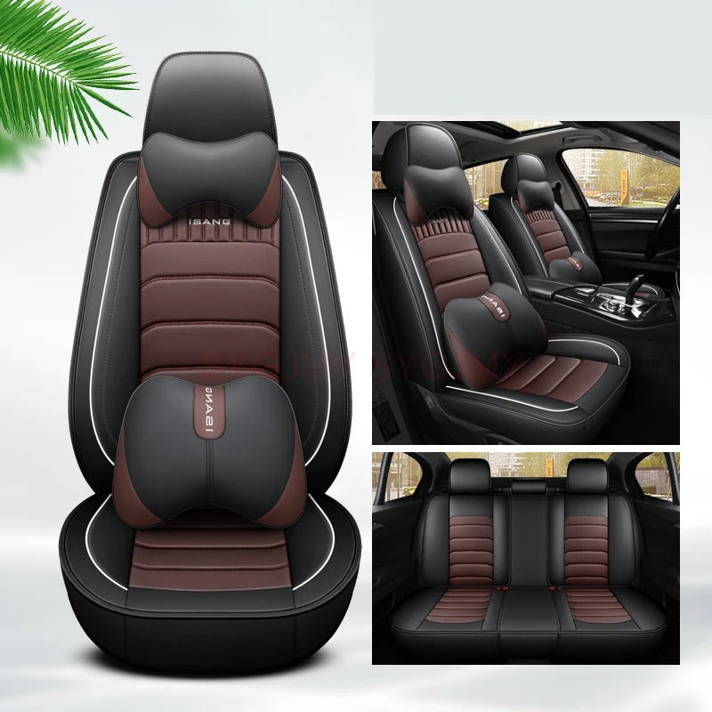 3D Full Coverage Car Seat Cover – Premium PU Leather for KIA Sportage, Ceed, Rio & More