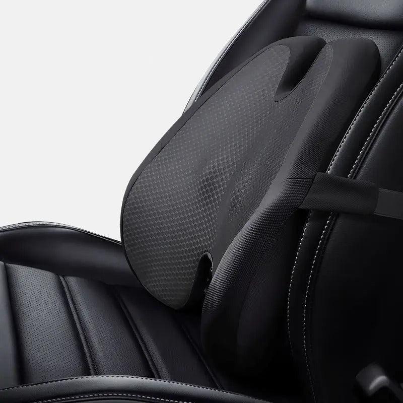 Memory Foam Car Seat Cushion & Back Support Pillow – Relieve Spine Pain and Pressure