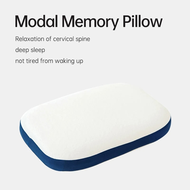 1PC Memory Foam Pillow – Bread-Shaped Soft Rebound Pillow for Neck Protection and Cervical Health (58x38cm)