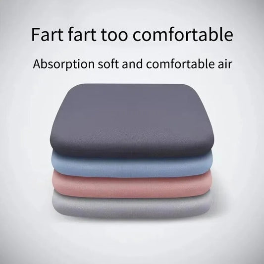 Contoured Memory Foam Seat Cushion for Office, Car & Home - Delicate Leather