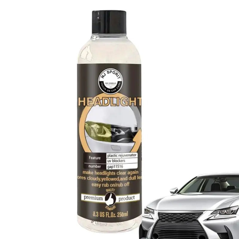 Headlight Clear Coat – 250ml Headlight Cleaner & Restorer for Enhanced Visibility