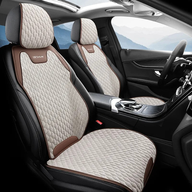 Ice Silk Car Seat Cushion - Breathable, Comfortable, Durable, All-Season Universal Front Seat Cover