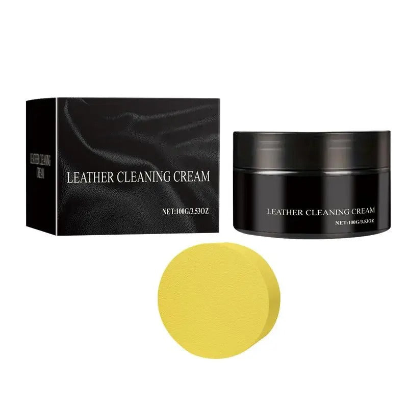 Leather Conditioner & Repair Kit – Deep Cleaner & Brightener for Car Seats and Leather Interiors