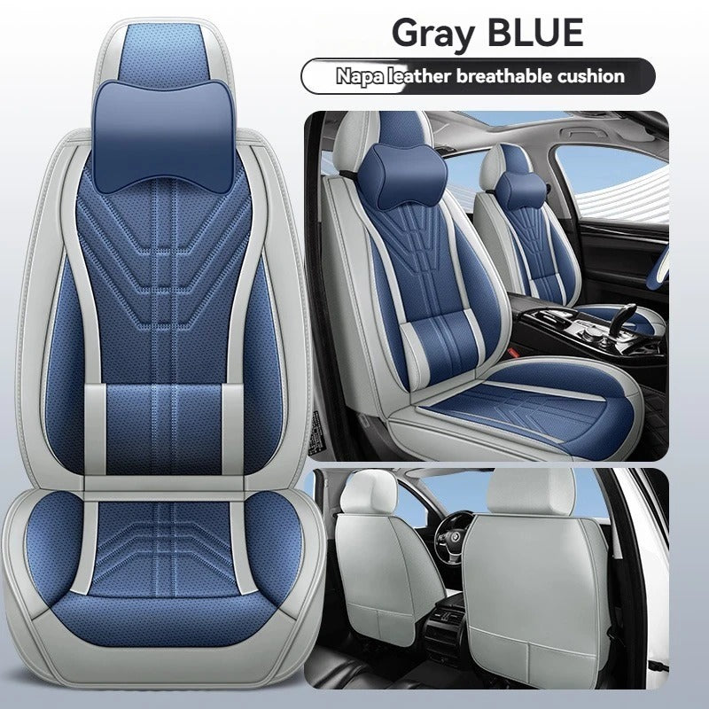 High-Quality Nappa Leather Car Seat Covers – Universal Fit for SEAT Models (LEON, Ibiza, Tarraco, Ateca, Arona, Formentor, Altea)