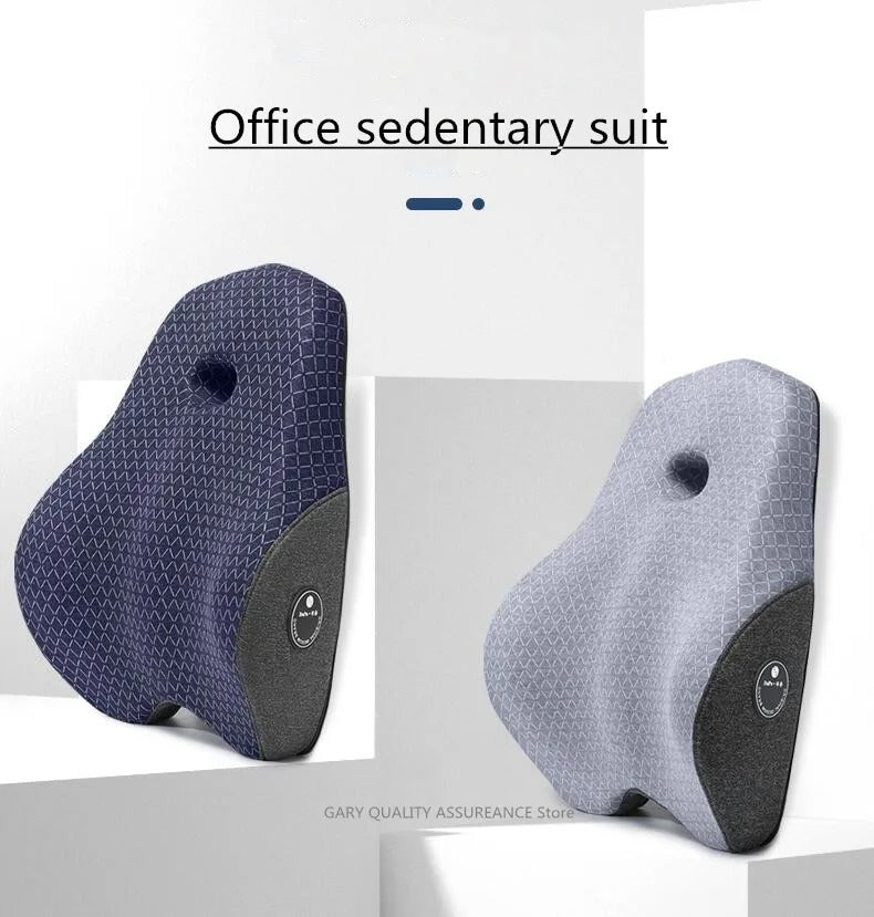 Memory Foam Cushion Set – Lumbar Support and Orthopedic Pillow for Improved Posture and Pain Relief