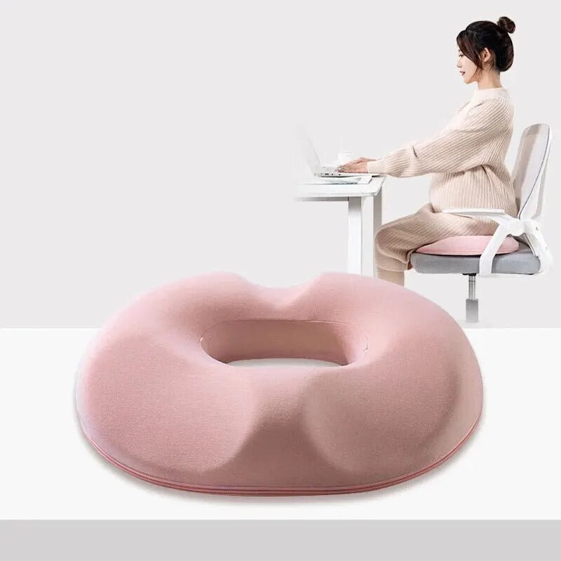 Memory Foam Decompression Seat Cushion – Postoperative Relief for Hemorrhoids and Office Comfort