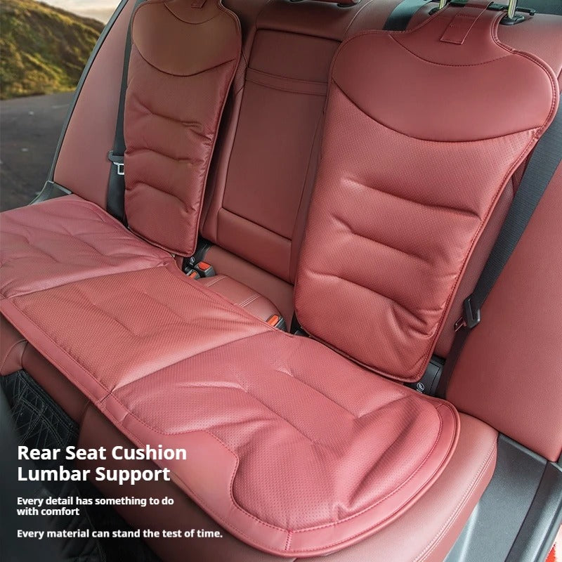 Anti-Fouling Leather Car Seat Cushion – One-Piece Winter Seat Cover for Audi, BMW, and Mercedes