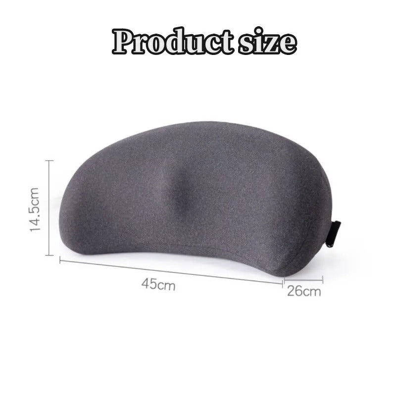 Memory Foam Car Seat Lumbar Support Cushion – Ergonomic Backrest for Driving Comfort