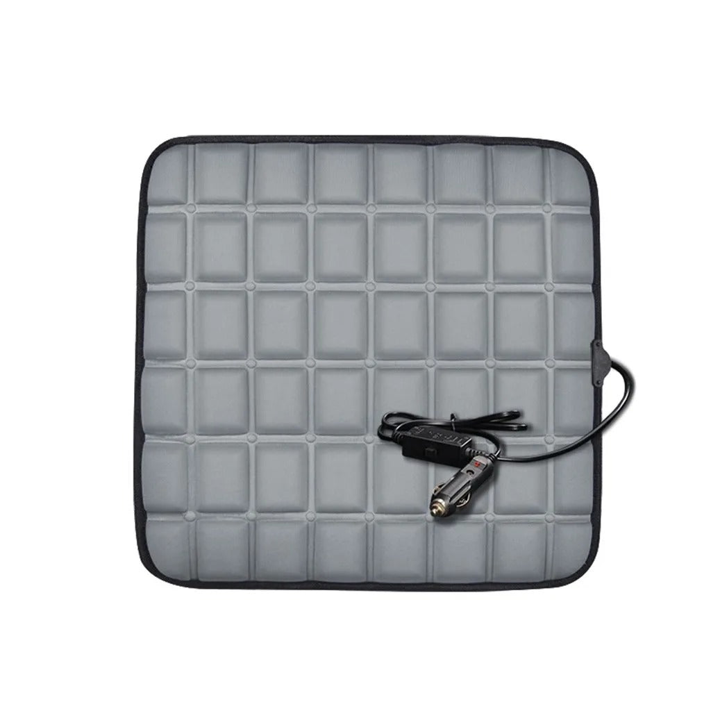 Universal Car Seat Heater Cushion – 12V Winter Heated Seat Cover with High/Low Temperature Control