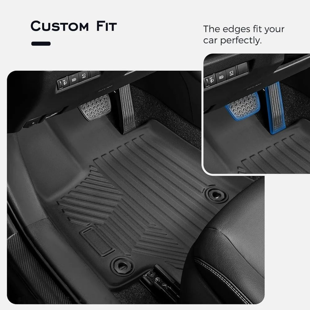 All-Weather TPE Waterproof Floor Mats for Toyota RAV4 (2020-2024) - Left Hand Drive