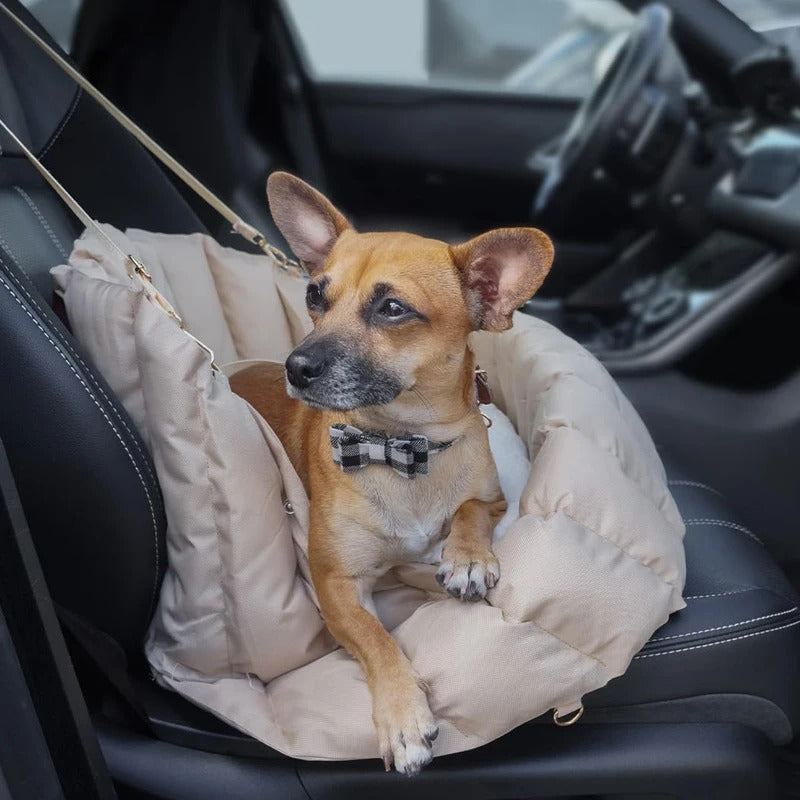 Safety Dog Car Carrier Handbag Seat - Portable Puppy Tote for Small Dogs & Cats