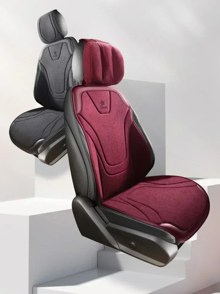 Universal Breathable Car Seat Cover – Four-Season Anti-Slip Protection for Sedans, SUVs, and MPVs - Delicate Leather  