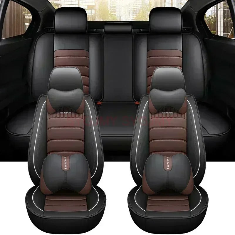 3D Full Coverage Car Seat Cover – Premium PU Leather for KIA Sportage, Ceed, Rio & More