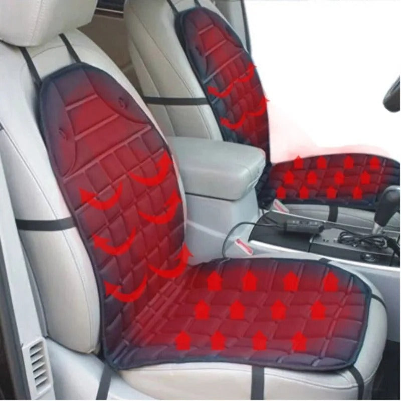 12V Car Heated Seat Cushion - Winter Heating Pad for One Seat