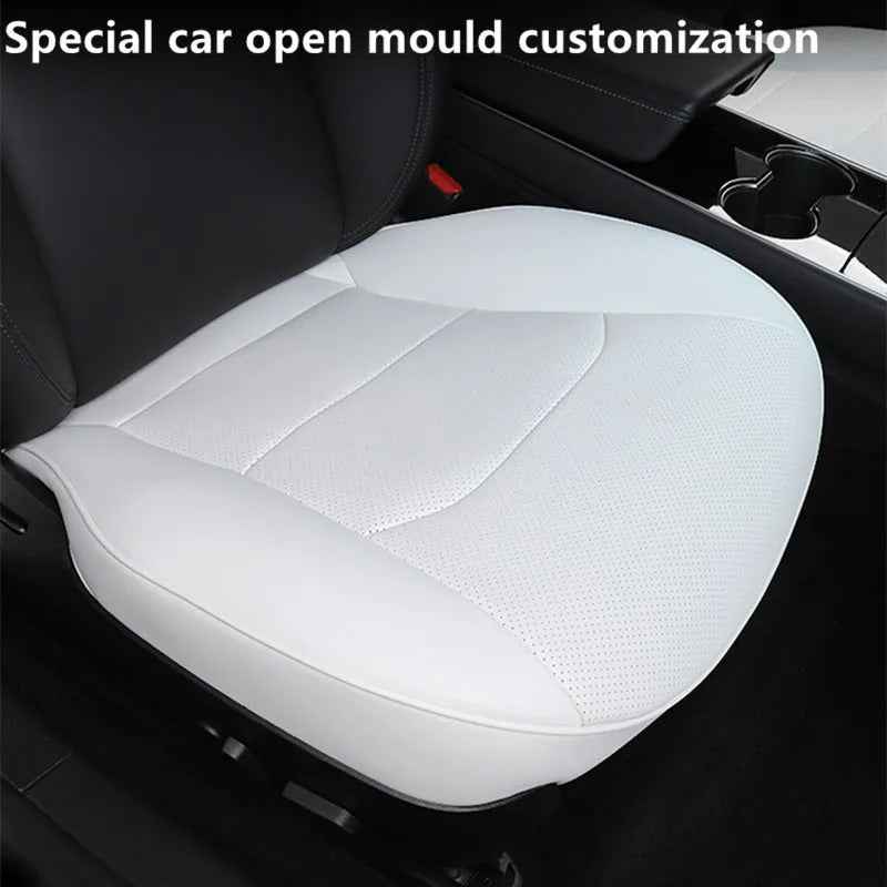 Custom-Made Seat Covers for Tesla Model 3/Y/S/X - Premium Nappa Leather with 8-Grade Anti-Fouling Protection