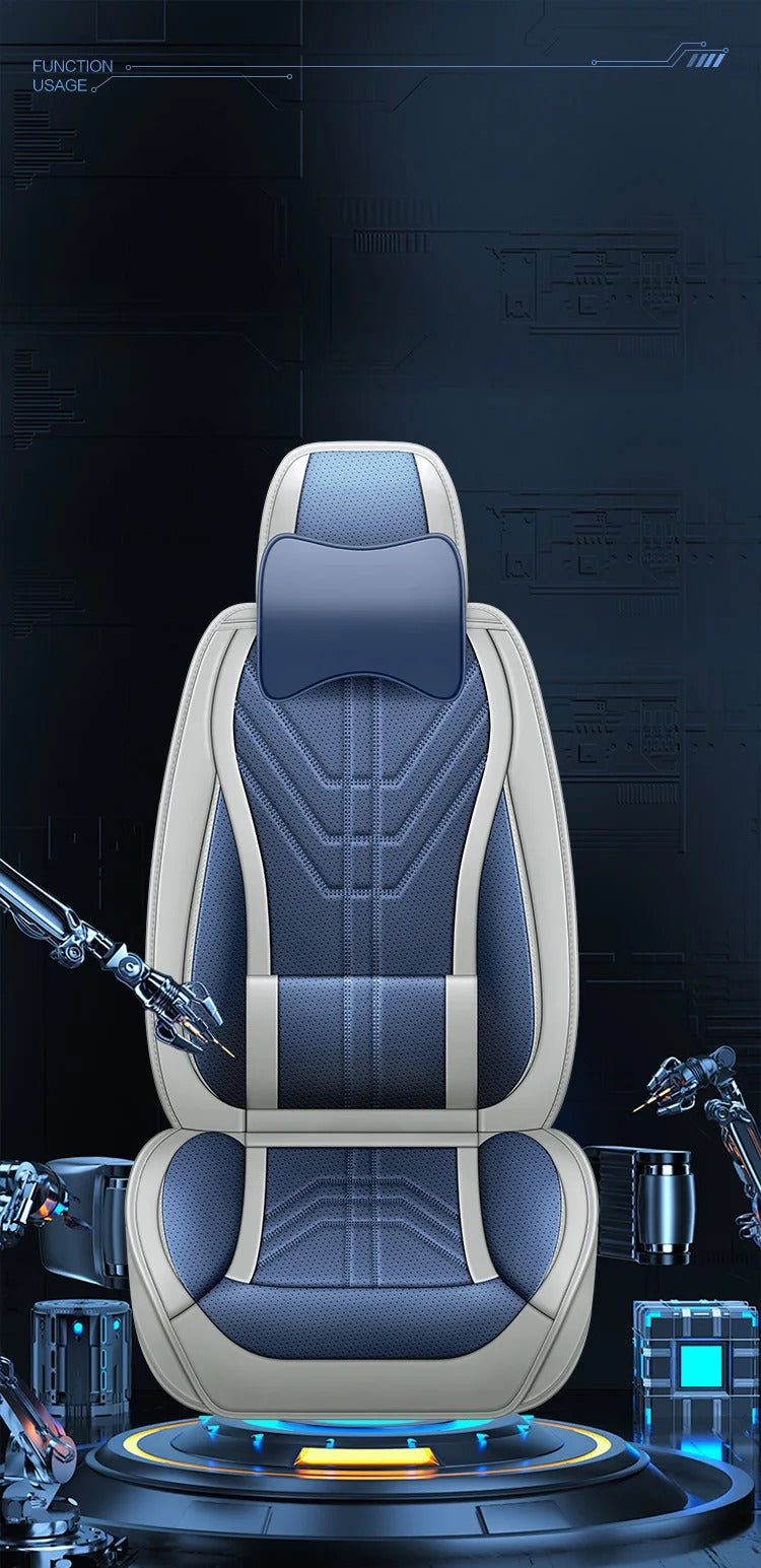 High-Quality Nappa Leather Car Seat Covers – Universal Fit for SEAT Models (LEON, Ibiza, Tarraco, Ateca, Arona, Formentor, Altea)