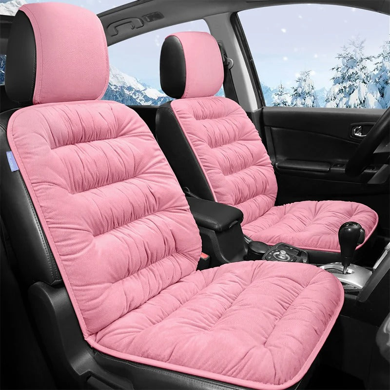 Winter Down Car Seat Cushion - Thickened, Soft, Split Headcap Design for Front Seats