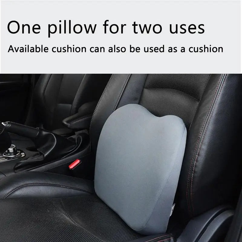 Rebound Memory Foam Car Booster Cushion – Anti-Skid Seat Pad for Comfort and Driving Safety