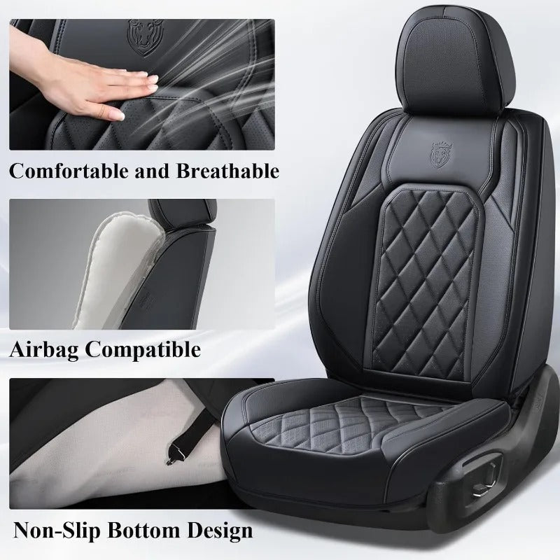 12V Heated Car Seat Cover - Fast Heating, Winter Warmer, Eco-Friendly Fabric, Waterproof Protection