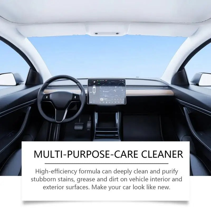 Multi-Purpose Car Interior Cleaner – 120ml Foam Cleaning Solution for Auto & Household Use