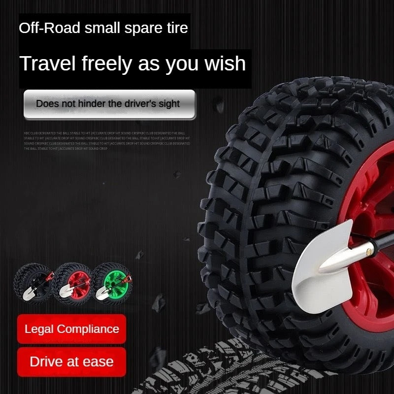 Mini Decorative Spare Tire – Creative Off-Road Trunk Decoration for Cars