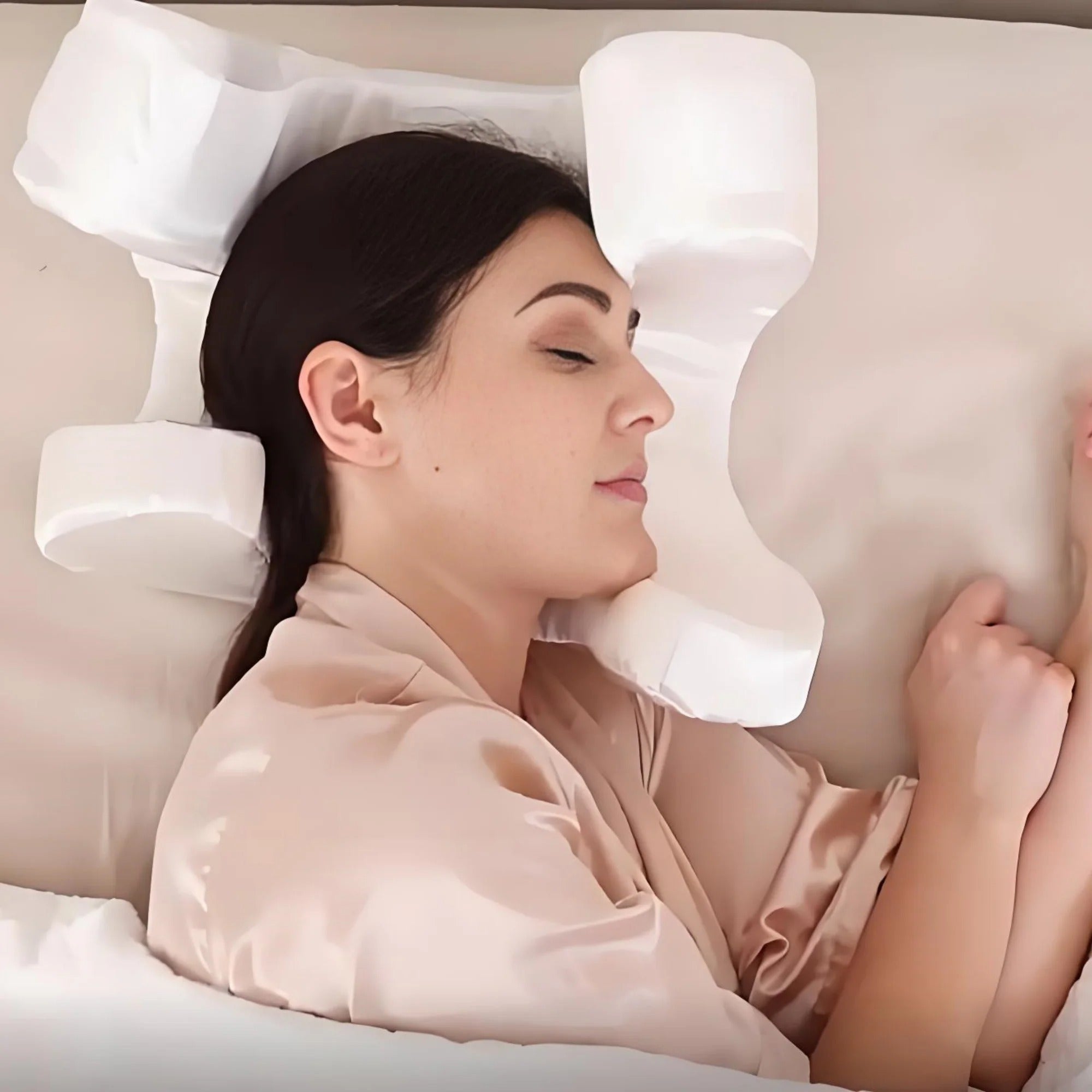 Memory Foam Beauty Pillow – Anti-Wrinkle, Anti-Aging Face Pillow for Wrinkle Prevention