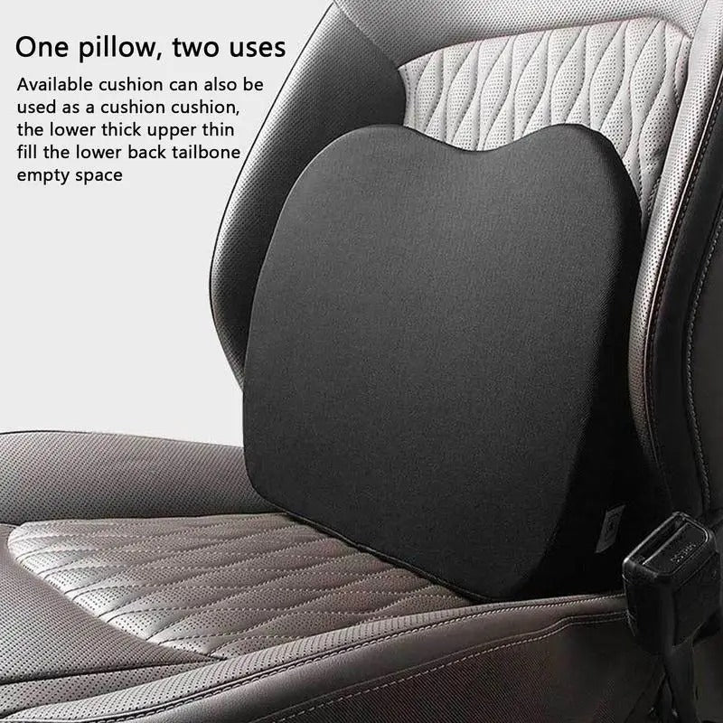 Rebound Memory Foam Car Booster Cushion – Anti-Skid Seat Pad for Comfort and Driving Safety