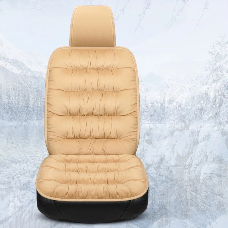 Winter Down Car Seat Cushion - Thickened, Soft, Split Headcap Design for Front Seats