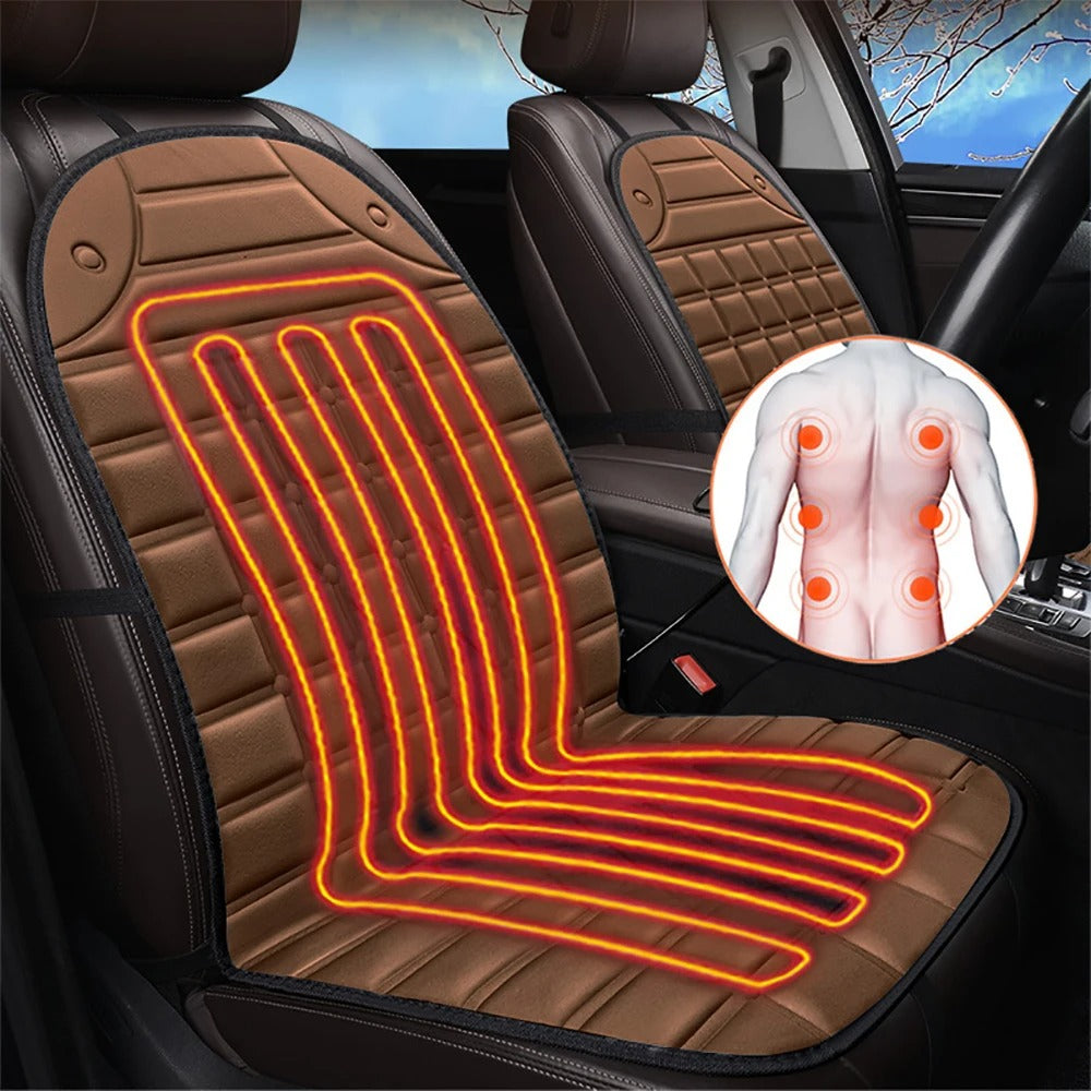 12V Heated Car Seat Cushion – Universal Winter Warmer for Comfort and Safety