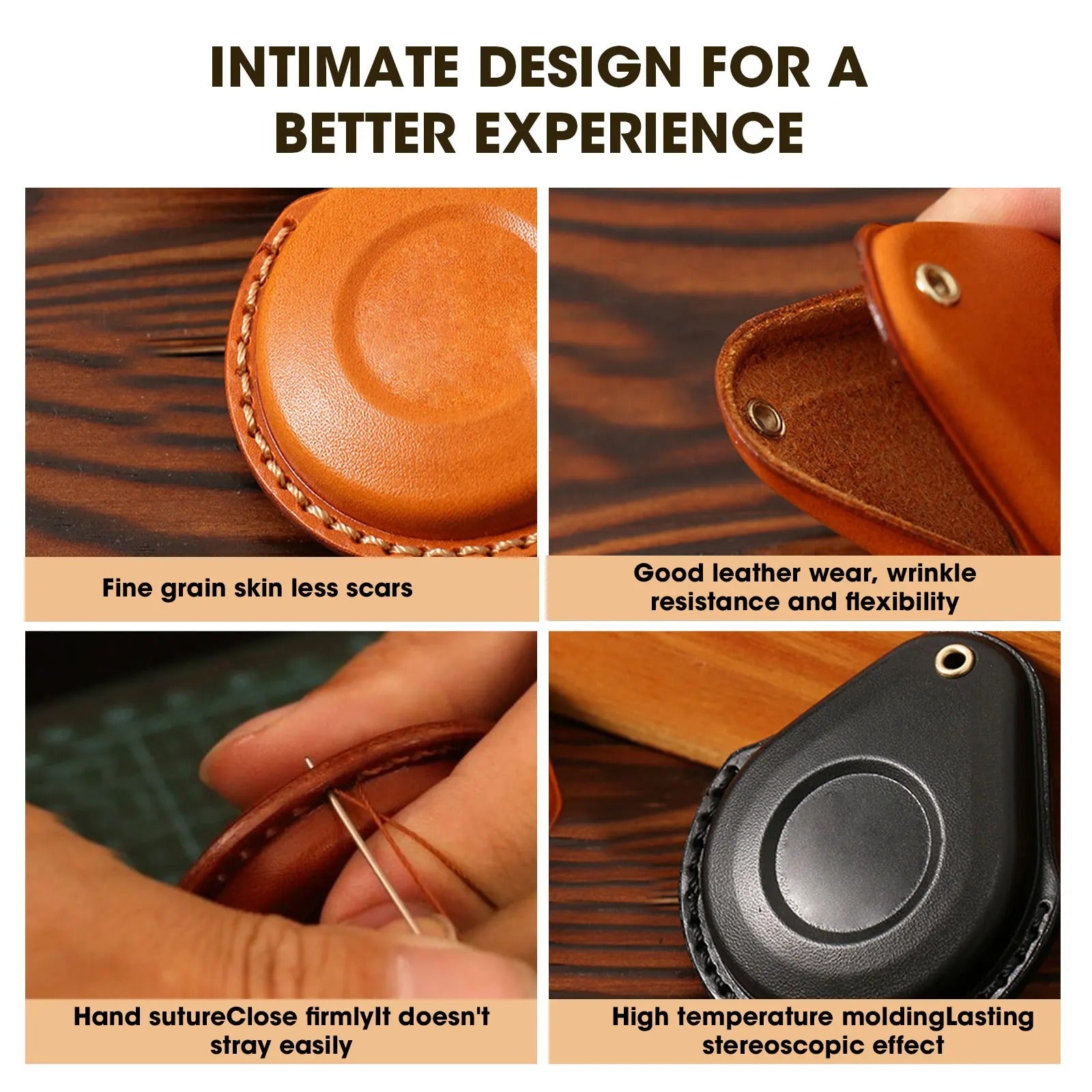Handcrafted Genuine Leather Smart Key Fob Cover
