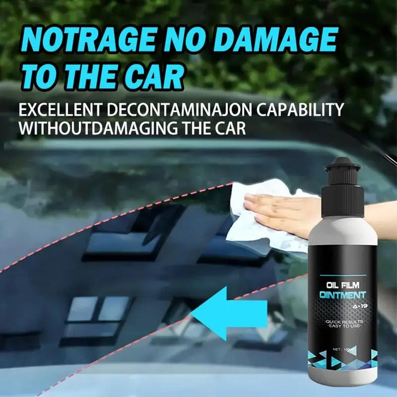Professional Oil Film Remover – Glass Cleaner for Car Windows & Windshields