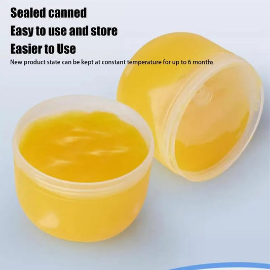 Car Cleaning Gel – Reusable 230g Crevice Dust Cleaner for Car, Home, and Office - Delicate Leather