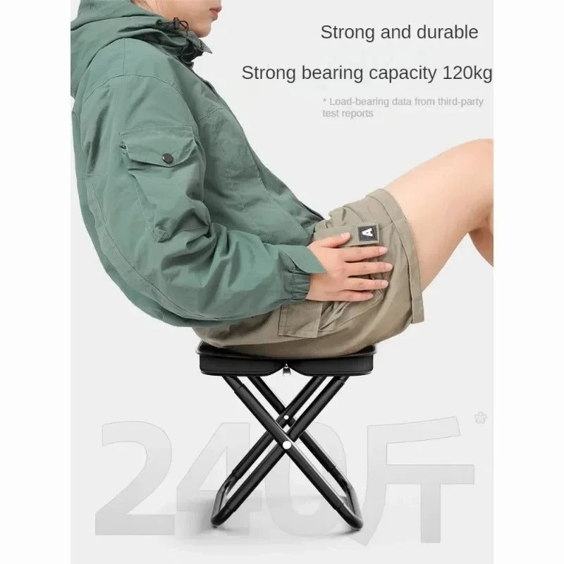 Portable Multifunctional Folding Chair – Ultra-Light Camping & Fishing Stool