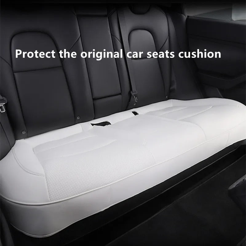Custom-Made Seat Covers for Tesla Model 3/Y/S/X - Premium Nappa Leather with 8-Grade Anti-Fouling Protection