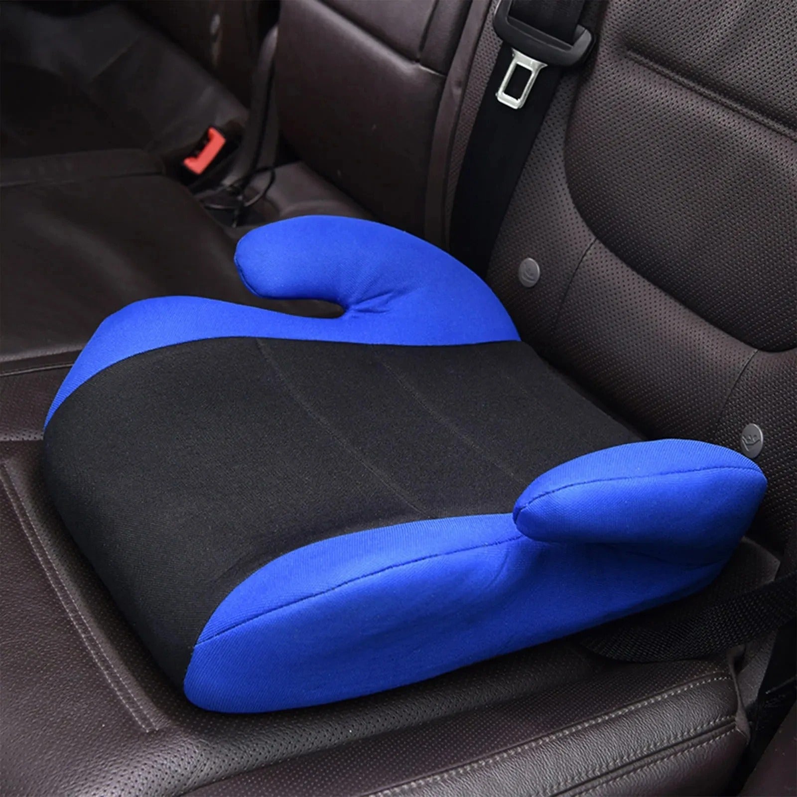 Kids Seat Cushion Booster Pad – Height-Adjusting Safety Seat for Ages 3-12