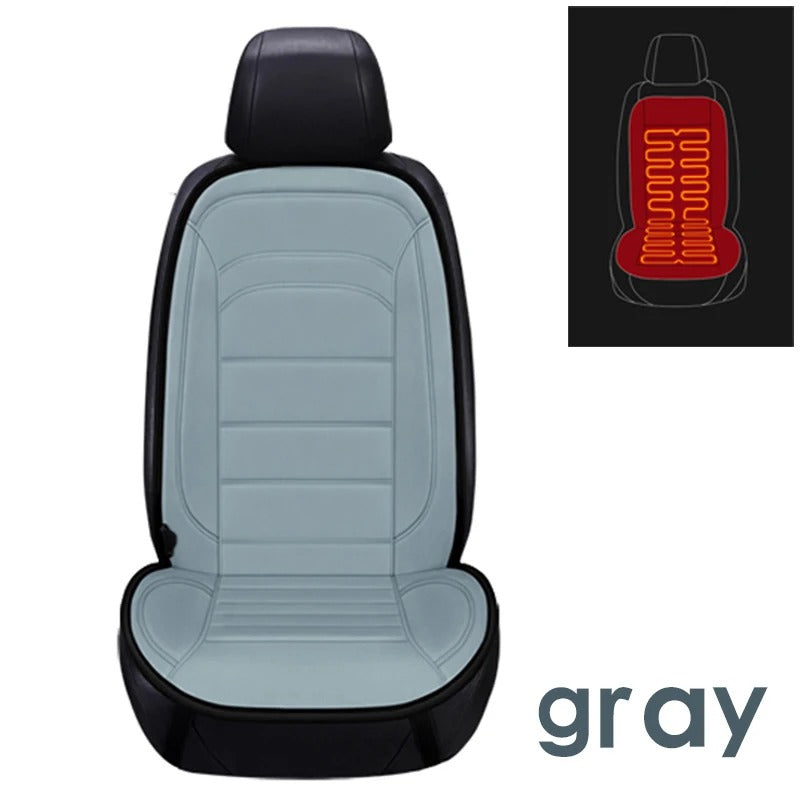 Universal 12V Heated Car Seat Cover - Winter Car Seat Protector with Heating Function