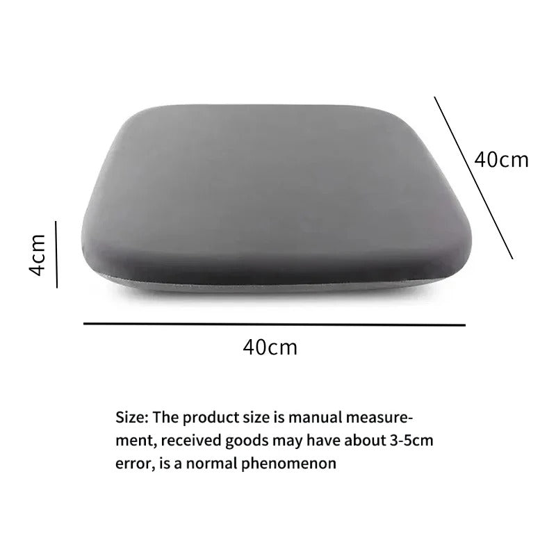 Ergonomic Memory Foam Seat Cushion – Hemorrhoid Relief and Prolonged Sitting Support for Office and Students